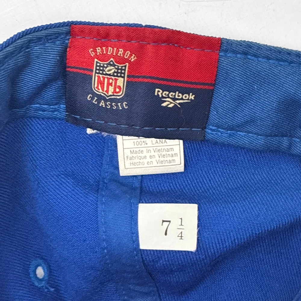 VTG Reebok NFL Gridiron Classic Denver‎ Broncos Fitted Hat 7 1/4 Wool Throwback - Picture 12 of 13